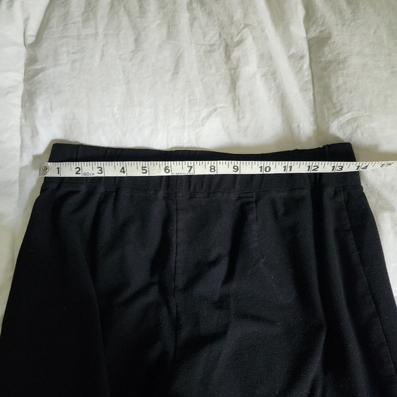 Eileen Fisher System Washable Stretch Crepe Ankle Pants Womens XSmall Black - Picture 5 of 8